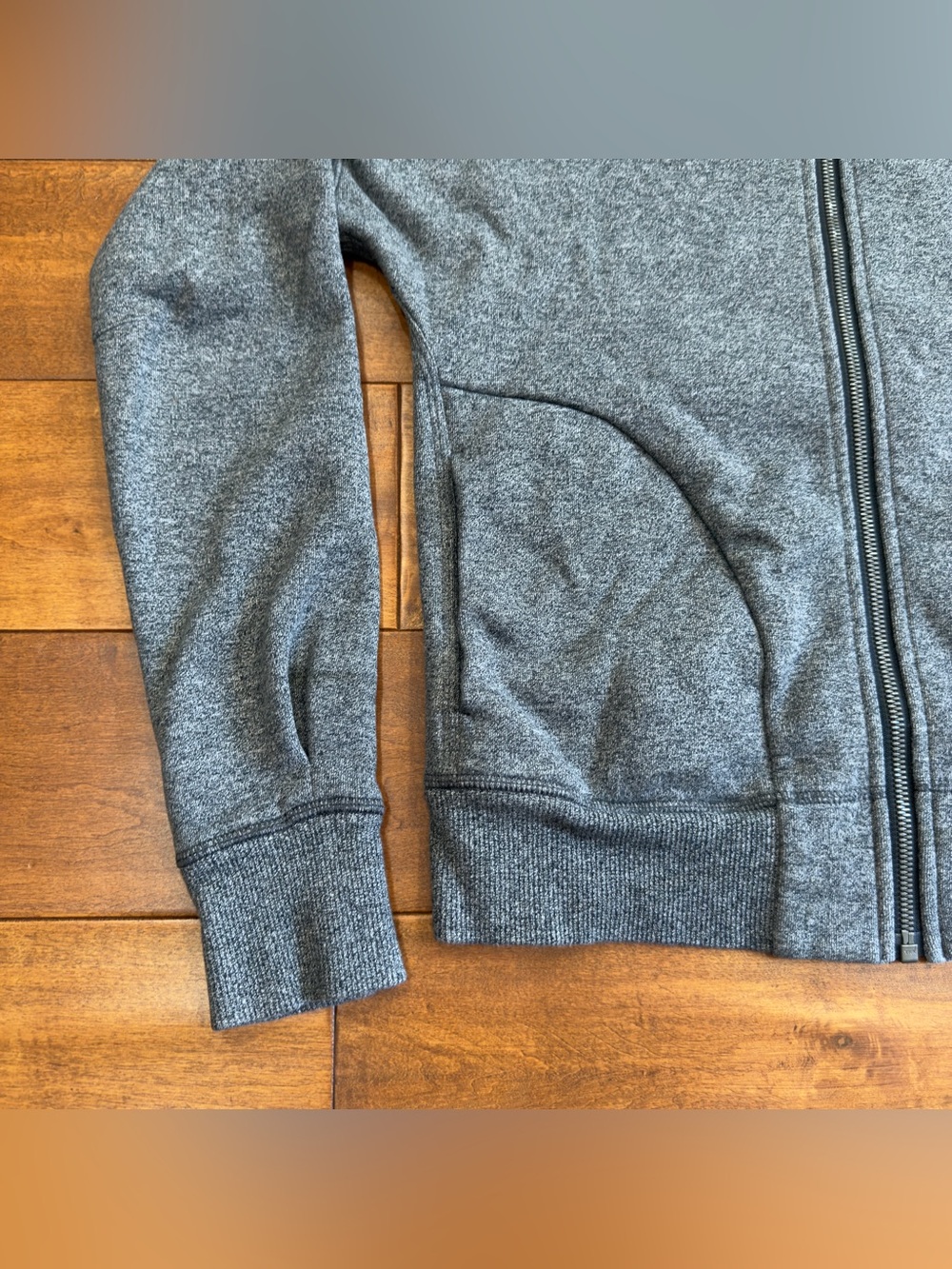 Lululemon Scuba Oversized Funnel Neck Full Zip Jacket Grey Heathered Size S - Picture 4 of 15